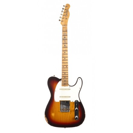 FENDER CUSTOM SHOP LIMITED HOTSHOT TELECASTER RELIC CHOCOLATE 3 TONE SUNBURST